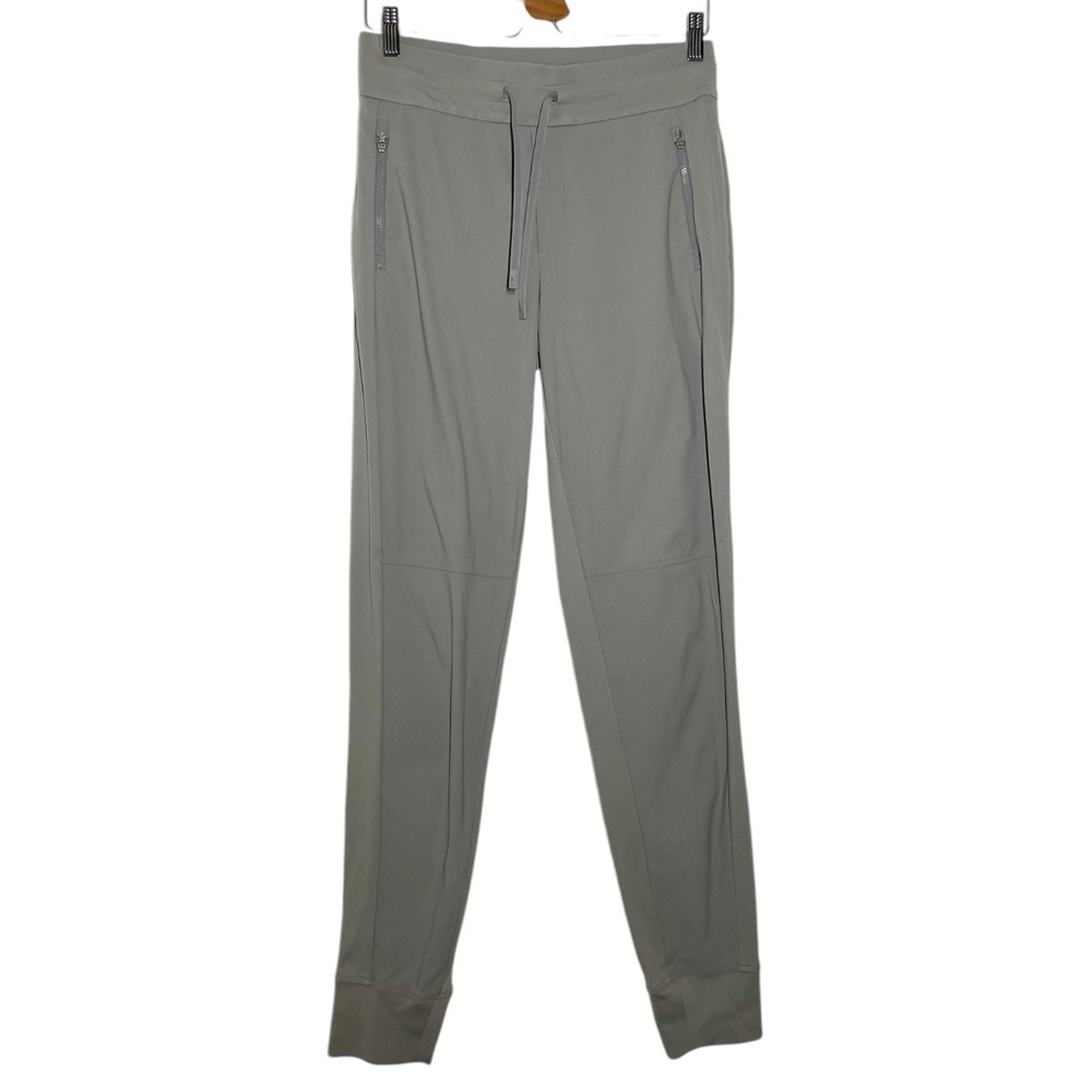 Athleta Gray Green Taupe Active Headlands Hybrid Trek Jogger Pants - 6 Tall
